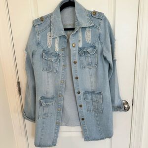 Destressed Jean Jacket